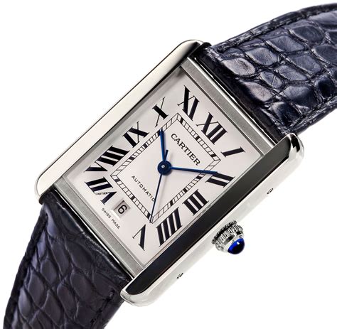 cartier tank watch buy|cartier tank watch men's large.